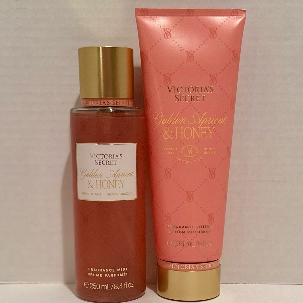 Victoria’s Secret NEW Golden Apricot & Honey Fragrance Lotion & Mist